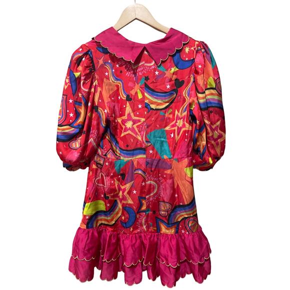 Colorful Abstract Midi Dress - Picture 7 of 8